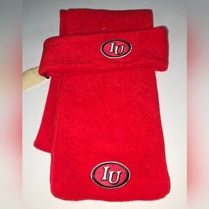 INDIANA HOOSERS,NCAA 2 PIECE SCARF & HEADBAND SET RED